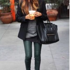 LF Caramar waxed jeans.